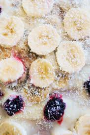 Tarte Banane Et Noix De Coco Noix De Coco Alimentation Savoureux