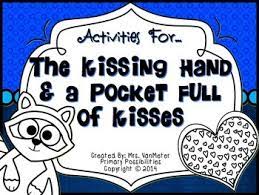 To print the coloring page: The Kissing Hand And A Pocket Full Of Kisses Literature Study Printables
