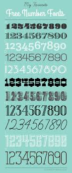 My Favorite Free Number Fonts Number Fonts Lettering Fonts Lettering