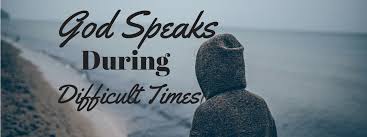 God in our difficulties-1st Sermon