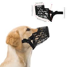 basket cage dog muzzle size 5 large adjustable straps