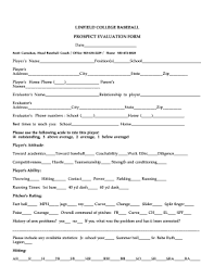Staying with the theme of forms to evaluate your program, here is another one that i've used quite often. Baseball Player Evaluations Fill Out And Sign Printable Pdf Template Signnow