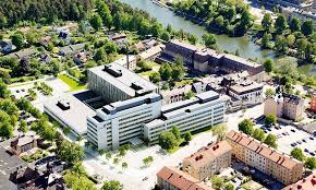 Se nya södertälje sjukhus växa fram i den här 3d filmen. Invigning Av Nya Sodertalje Sjukhus Hallbart Byggande