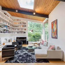 A contemporary villa with dual height open plan living space, a gym and a private swimming pool. 38 Absolutely Gorgeous Mid Century Modern Living Room Ideas