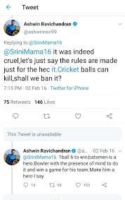 Check spelling or type a new query. What Are Some Of The Best Tweets Regarding The Mankad Run Out Of Jos Butler By R Ashwin Quora