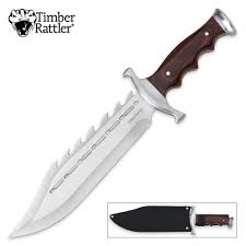 Timber Rattler Sinful Spiked Bowie Knife This Is An Amazon Affiliate Link Details Can Be Found By Clicking On The Image Bowie Knife Knife Bowie