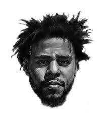 J Cole portrait. Pencil drawing with Photoshop touch ups. Prints available  soon for all my New Zealand friends. #jcole...