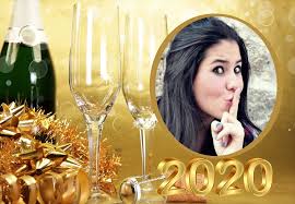 Montagem De Fotos Ano Novo Moldura Comemoracao Feliz Ano Novo 2020