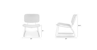 Spare But Beautiful In Its Simplicity The Rumi Lounge Chair Is Made From A Synthetic Resin Modern Outdoor Lounge Chair Lounge Chair Outdoor White Lounge Chair