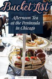 Tea At The Lobby At The Peninsula In Chicago Choosing Figs Tea Sandwiches Afternoon Tea Food