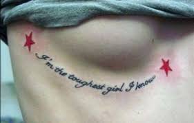 Such a lovely feminine tattoo idea. 10 Best Breast Tattoo Designs