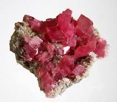 Rhodochrosite With Quartz Crystals And Gemstones Rocks And Minerals Crystals
