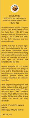 Sambutan hari sukan negara (hsn) 2016 hari ini diraikan serentak di seluruh negara termasuk di kawasan kampung dan daerah, melibatkan sejumlah 22,500 aktiviti. Apa Itu Hari Sukan Negara Perpustakaan Sgbatu Page Facebook