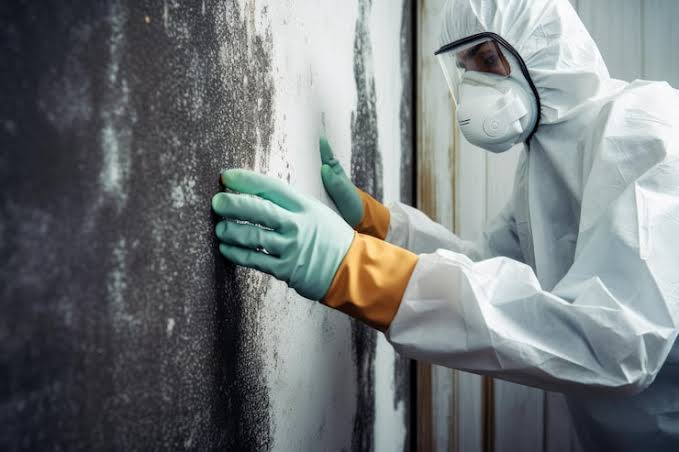 Mold on a wall requiring removal and remediation in Brentwood