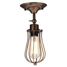 Industrial Wall Sconce Luling Rustic Loft Antique Wall Lights Wire Cage Adjustable Socket Edison Vintage Metal Retro Lamp Fixtures For Bedroom Gazebo No Bulb Walmart Com Walmart Com