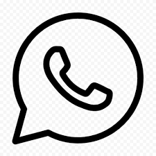 White whatsapp icon free white site logo icons. Whatsapp Icon Black And White Citypng