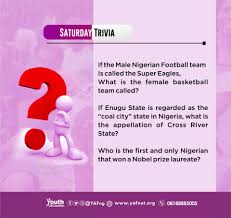 This post was created by a member of the buzzfeed commun. Youth Alive Foundation How Nigerian Are You Today S Trivia Is About Our Homeland Let S See If You Can Get These Questions Right Tag Your Friends To Join Weekendtrivia Safeathome Stayhome Facebook