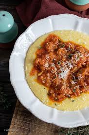 Italienisches Ragout Mit Salsiccia Und Polenta Rezept Ragout Rezept Essensrezepte Essen Rezepte