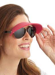 Eyeglass Sun Visors Carolwrightgifts Com Sun Visors Visors Mirrored Sunglasses Women