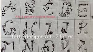 Letter, z, capital letter, alphabet, abc. A Z Alphabets Mehndi Design Beautiful Letters Attractive Designs à¤® à¤¹ à¤¦ à¤¡ à¤œ à¤‡à¤¨ Part 1 Youtube