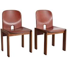 Pair Of Tobia Scarpa Dining Chairs Dining Chairs Ercol Dining Chairs Oak Dining Chairs