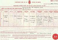 Simply search for the elements and images you need and drop them into the design. Birth Certificate Wikipedia