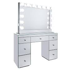 These offers have not been verified to work. Abby Premium Mirrored Vanity Table Impressions Vanity Co