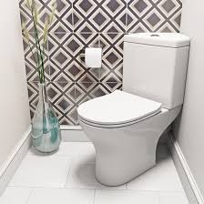 Orchard Derwent Round Compact Corner Close Coupled Toilet With Slimline Soft Close Toilet Seat Toilet For Small Bathroom Close Coupled Toilets Corner Toilet