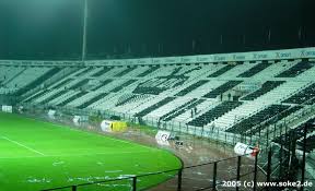 A paok szaloniki a rapid wient fogadta az európa liga rájátszásában. Saloniki Toumba Stadion Www Soke2 De