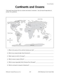 Geography Ocean Worksheets Click Here Continents And Oceans Pdf To Download The D Social Studies Worksheets Third Grade Social Studies Continents And Oceans