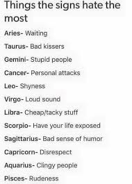 Now, let's finish off with some cancer zodiac facts, including cancer zodiac facts about love. Change Zodiac Sign Cancer To Cancer Free Things The 12 Zodiac Signs Hate The Zodiac Memes