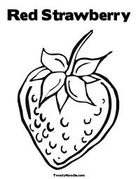 Red Strawberry Coloring Page Coloring Pages Bible Crafts Bible Coloring Pages