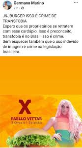 Documents similar to transfobia e crimes de ódio: Ao Anunciar X Pabllo Vittar Com Dois Ovos E Uma Salsicha Lanchonete No Ac E Acusada De Transfobia Acre G1
