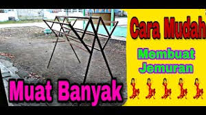 Tepung adalah salah satu bahan yang sangat mudah kita jumpai di daerah sekitar. Membuat Jemuran Portable Dari Kayu Jati