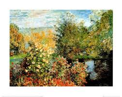Stiller Winkel Im Garten Von Montgeron Print Claude Monet Allposters Com Monet Art Claude Monet Paintings Claude Monet Art