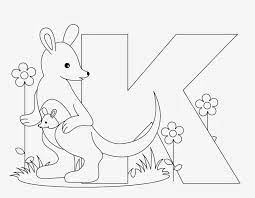 Animal Alphabet Letter K Coloring Pages Free