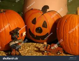 Pregnant Painted Pumpkin Belly Stock Photo 511303 | Shutterstock