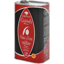 Fruite Noir Virgin Olive Oil Aop Vallee Des Baux De Provence 1 Liter Can Moulin Castelas France