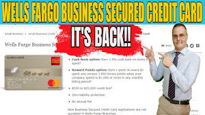 In this fool live video. Wells Fargo Secured Business Credit Card Is Back Youtube