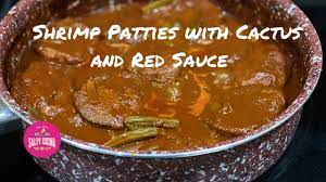 I have red and yellow onions? Salty Cocina Shrimp Patties With Cactus And Red Chile Sauce Facebook