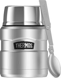 Thermos Stainless King 16 Ounce Food Jar With Folding Spoon Stainless Steel Amazon Ca Home Kitchen Thermos Food Jar Food Containers