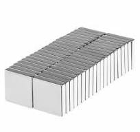 1/2 x 1/2 x 1/10 Inch Neodymium Rare Earth Block Magnets N40 (40 Pack)