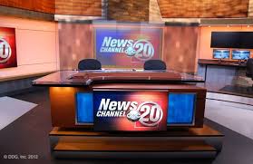 Tv studio wall virtual tv studio background news stage tv studio 3d news studio 3d newscast background tv studio background tv broadcasting background broadcaster green screen studio background. Wics Tv Anchor Desk Main Background Home Decor Lights Tv Anchors News Desk