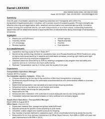 Accomplished logistics manager offering valuable experience that includes the coordination, transportation, and delivery of goods.offer expertise in 6 steps how to create a logistics manager cv. Transportation Operations Manager Resume Best Resume Examples