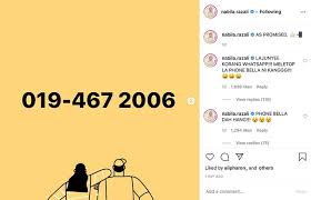 Sekiranya anda mengetahui bahawa nombor tersebut bukan telefon bimbit, ia mungkin tersedia untuk orang ramai. Berkongsi Nombor Telefon Peribadi Nabila Razali Cuba Meniru Ali Gatie Sensasi Selebriti