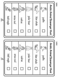 Arctic Animal Literacy Center And Arctic Animal Scavenger Hunt Arctic Animals Arctic Scholastic Book Fair