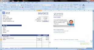 Excel Invoice Template Id Downloadastro Com