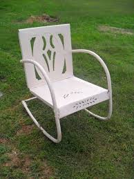 Vintage Metal Rockers Vintage Metal Chairs And Retro Patio Tables Vintage Gliders Vintage Metal Chairs Metal Lawn Chairs Metal Patio Chairs