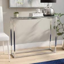 Bellewood Console Table Console Table Glass Hallway Table Narrow Console Table