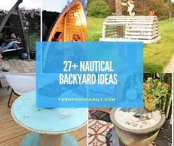 Find outdoor nautical decorations here 27 Awesome Nautical Backyard Ideas Beach Style Outdoor Ideas In 2021